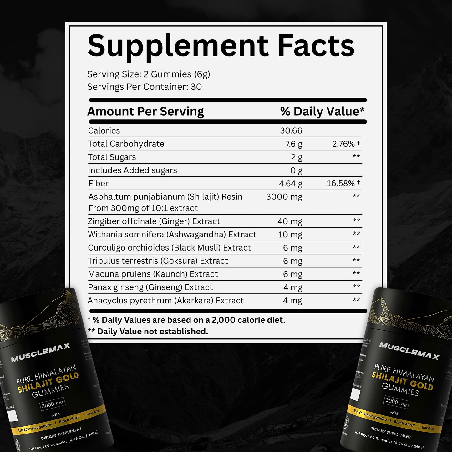 MuscleMax™ Pure Shilajit Gummies