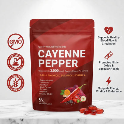 BePurex Cayenne Pepper Softgels