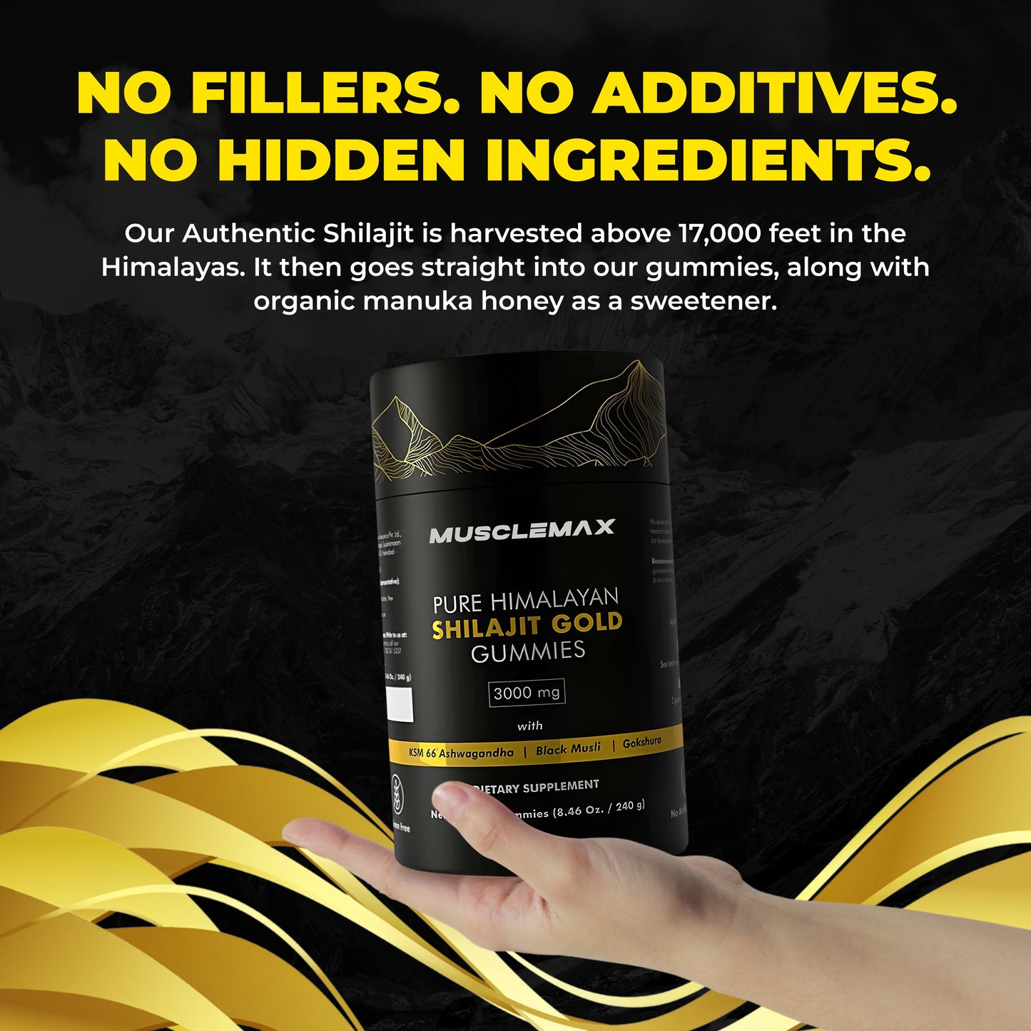 MuscleMax™ Pure Shilajit Gummies