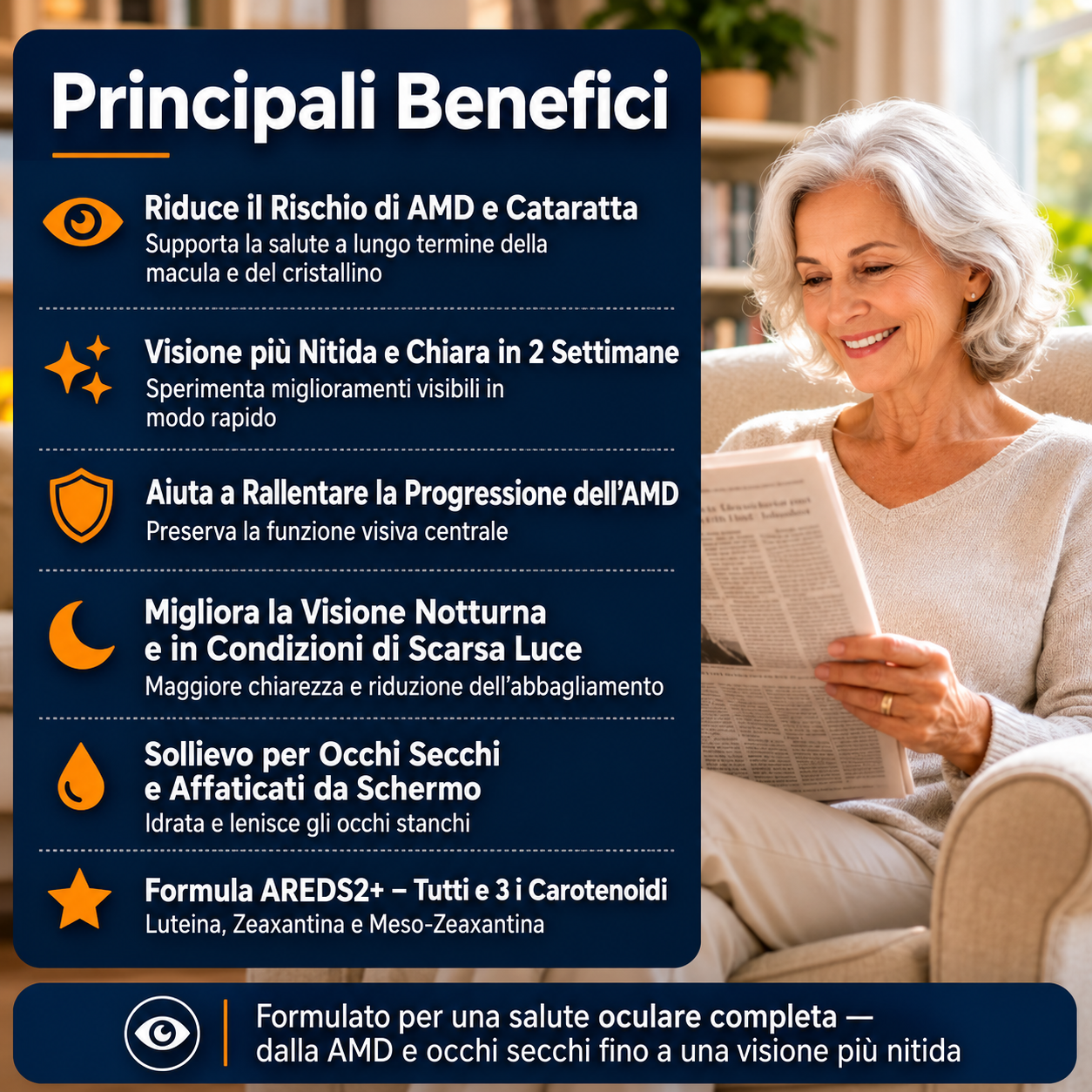 Renovare Formula Avanzata per la Salute degli Occhi 15-in-1