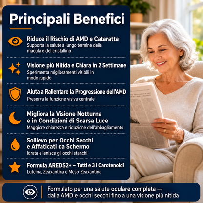 Renovare Formula Avanzata per la Salute degli Occhi 15-in-1