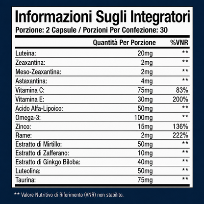 Renovare Formula Avanzata per la Salute degli Occhi 15-in-1