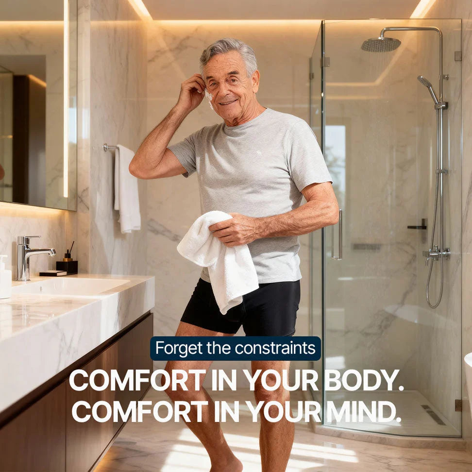 Men's Washable Incontinence Boxer Briefs