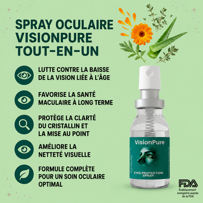 Spray oculaire VisionPure à la lutéine